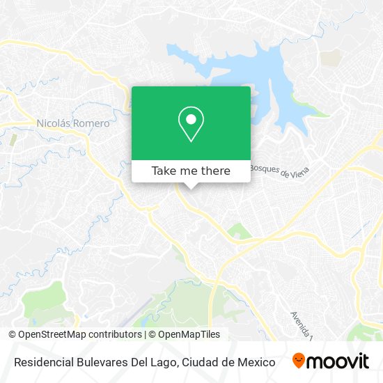 Mapa de Residencial Bulevares Del Lago