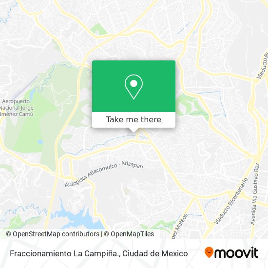 Mapa de Fraccionamiento La Campiña.