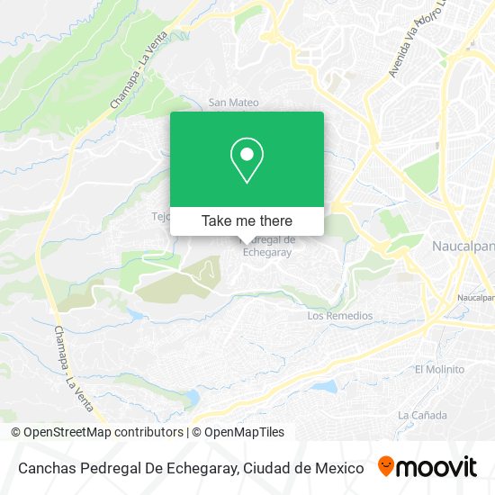 Canchas Pedregal De Echegaray map