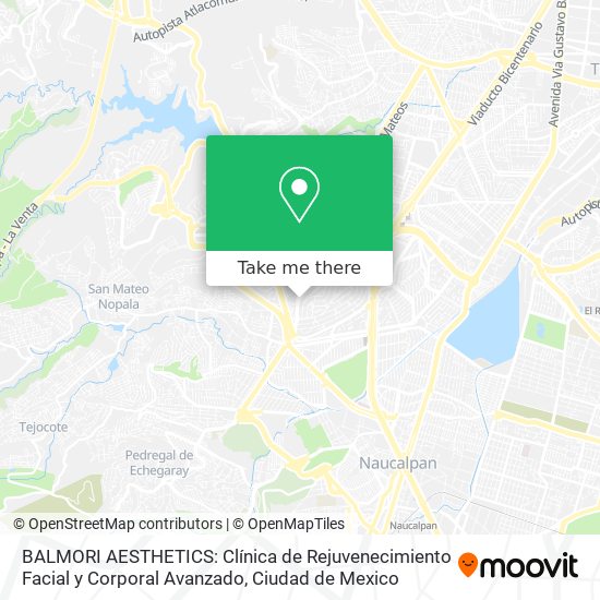 BALMORI AESTHETICS: Clínica de Rejuvenecimiento Facial y Corporal Avanzado map