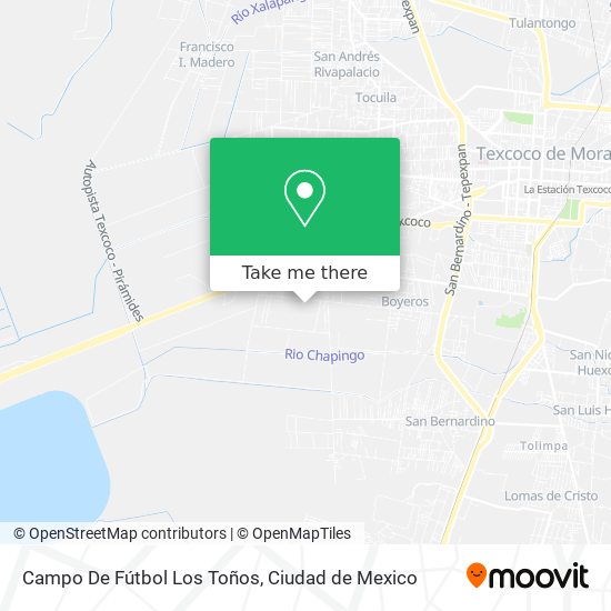 Mapa de Campo De Fútbol Los Toños