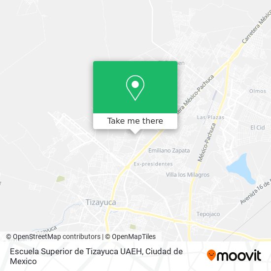 Escuela Superior de Tizayuca UAEH map