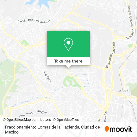 Fraccionamiento Lomas de la Hacienda map