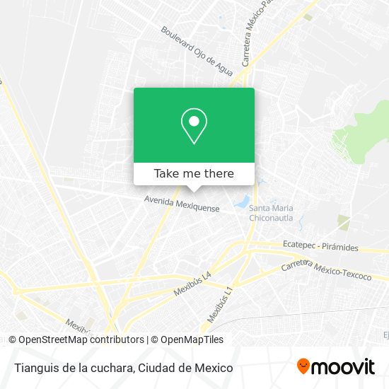 Mapa de Tianguis de la cuchara