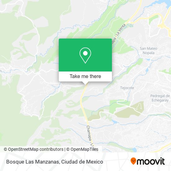 Mapa de Bosque Las Manzanas