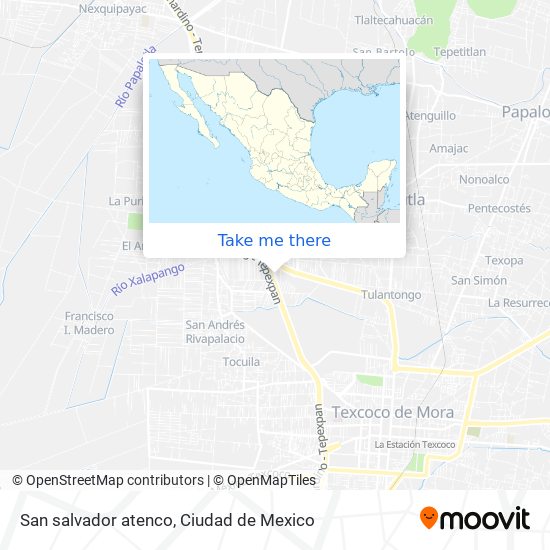 San salvador atenco map