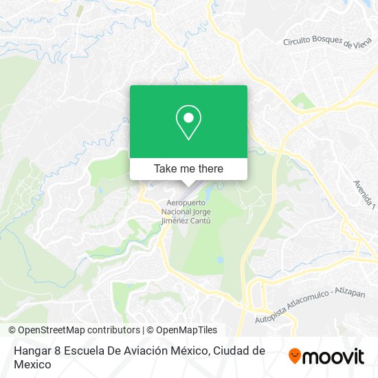 Mapa de Hangar 8 Escuela De Aviación México