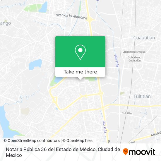 Notaria Pública 36 del Estado de México map