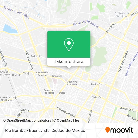 Mapa de Rio Bamba - Buenavista