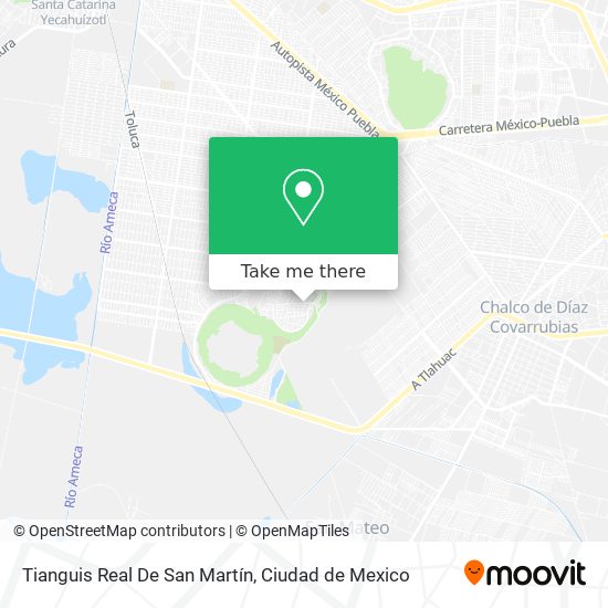 Mapa de Tianguis Real De San Martín