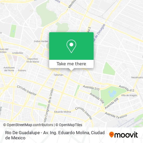 Mapa de Río De Guadalupe - Av. Ing. Eduardo Molina