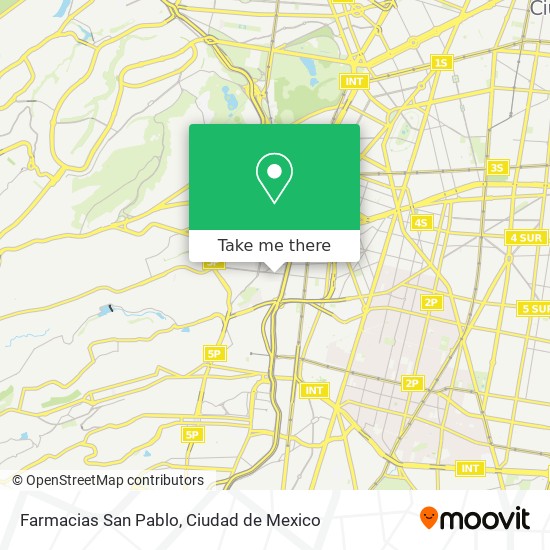 Mapa de Farmacias San Pablo