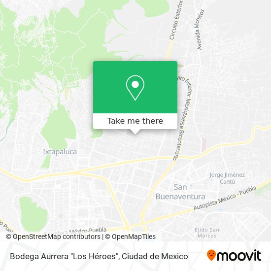 Bodega Aurrera "Los Héroes" map
