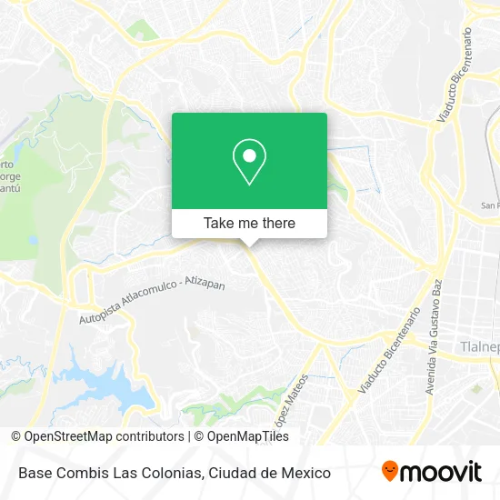 Mapa de Base Combis Las Colonias