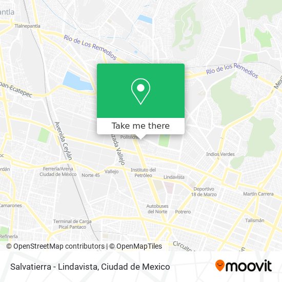 Salvatierra - Lindavista map