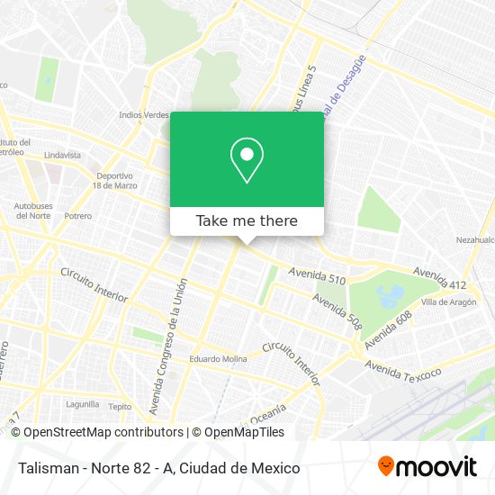 Talisman - Norte 82 - A map