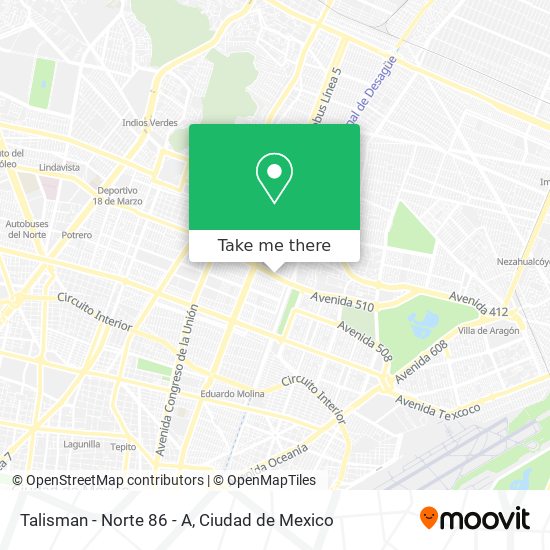Talisman - Norte 86 - A map