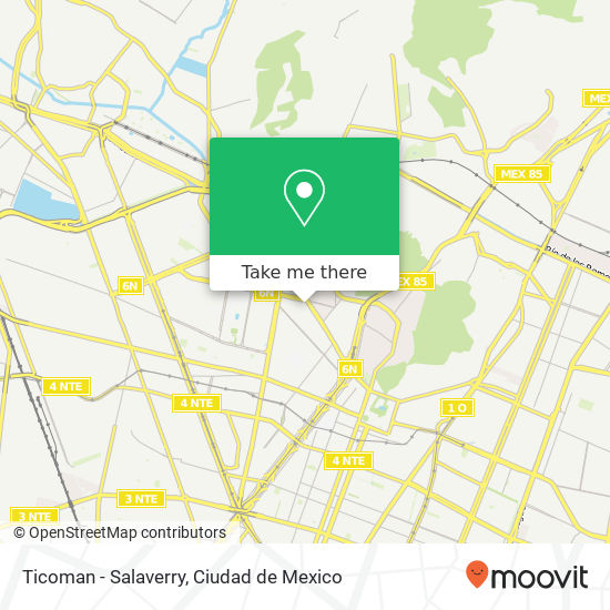 Ticoman - Salaverry map