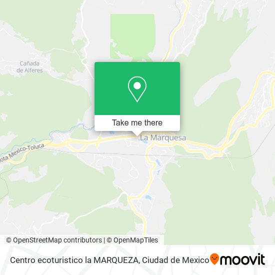 Centro ecoturistico la MARQUEZA map