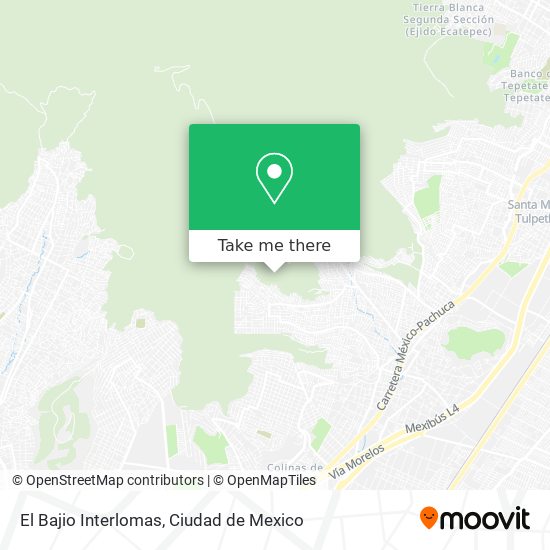 El Bajio Interlomas map