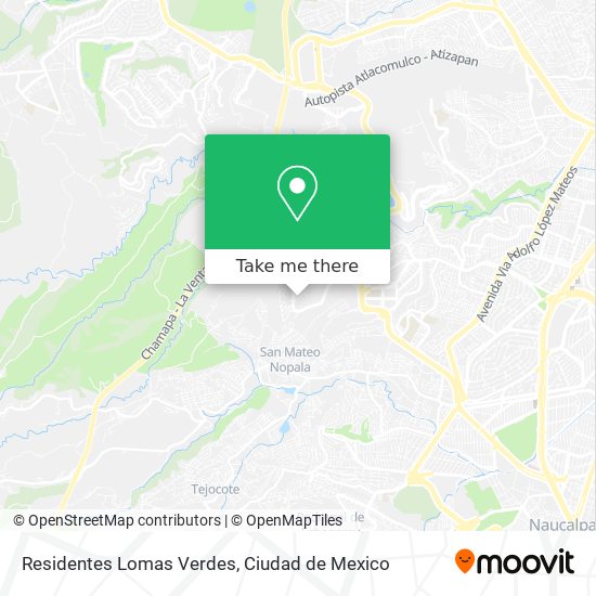 Residentes Lomas Verdes map