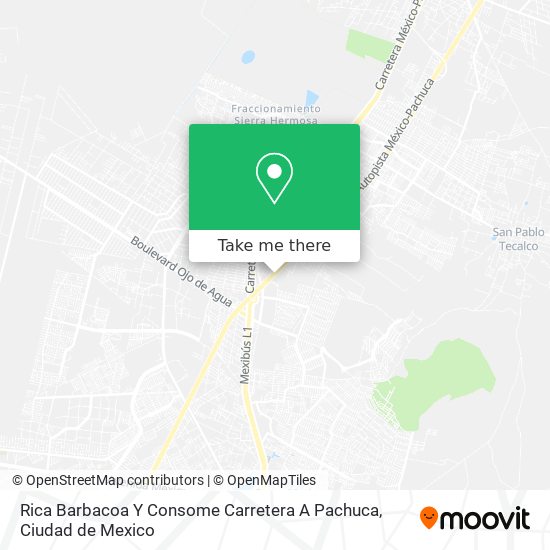 Rica Barbacoa Y Consome Carretera A Pachuca map
