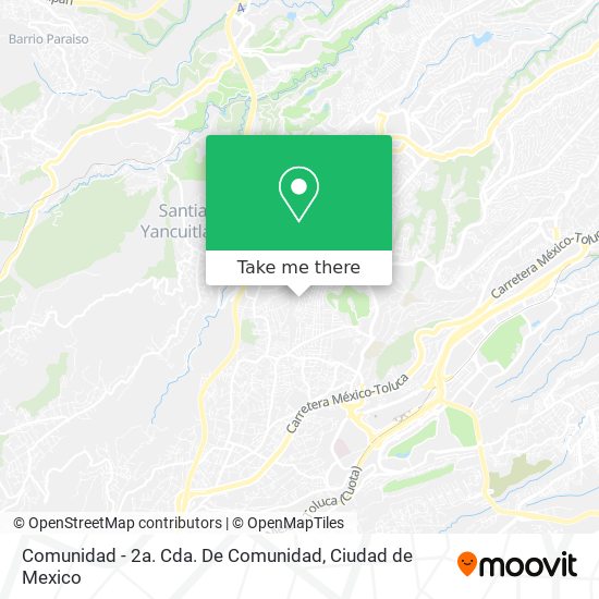 Mapa de Comunidad - 2a. Cda. De Comunidad