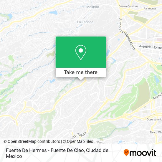 Fuente De Hermes - Fuente De Cleo map