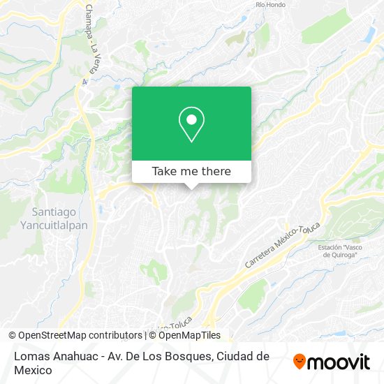 Lomas Anahuac - Av. De Los Bosques map