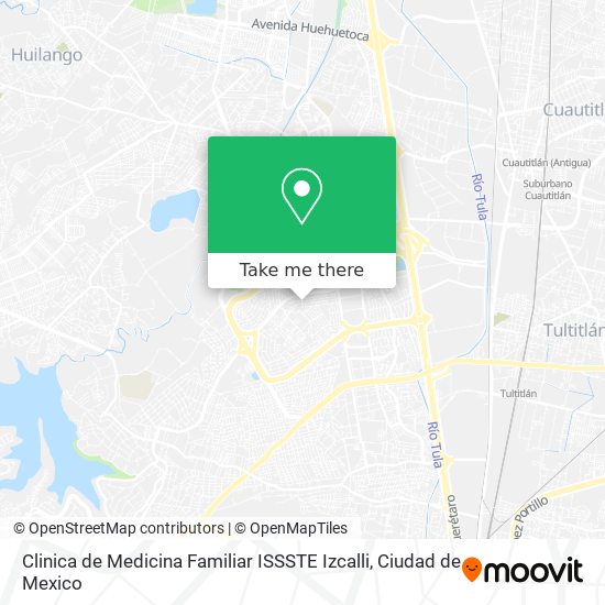 Clinica de Medicina Familiar ISSSTE Izcalli map