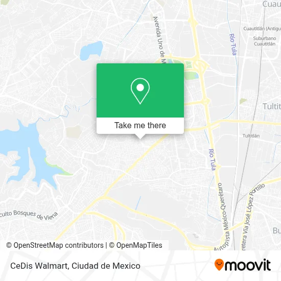 CeDis Walmart map
