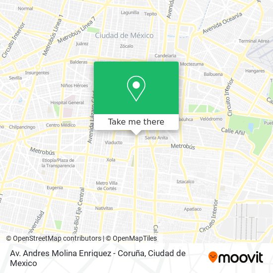 Av. Andres Molina Enriquez - Coruña map