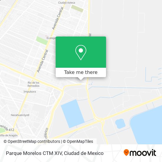 Mapa de Parque Morelos CTM XIV