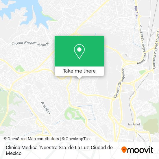 Mapa de Clínica Medíca "Nuestra Sra. de La Luz