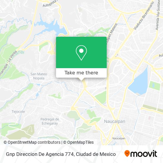 Gnp Direccion De Agencia 774 map