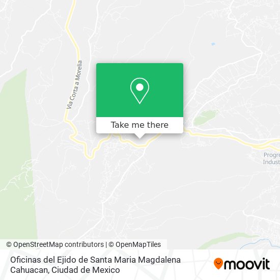 Oficinas del Ejido de Santa Maria Magdalena Cahuacan map