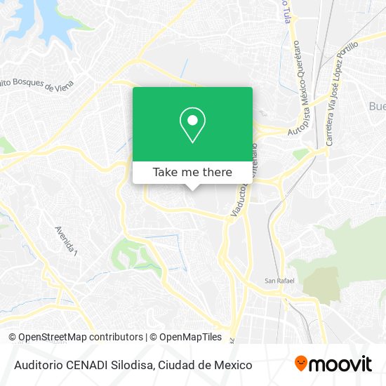 Auditorio CENADI Silodisa map