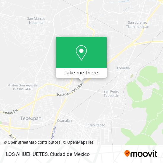 Mapa de LOS AHUEHUETES