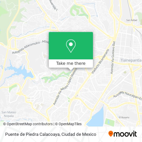 Puente de Piedra Calacoaya map