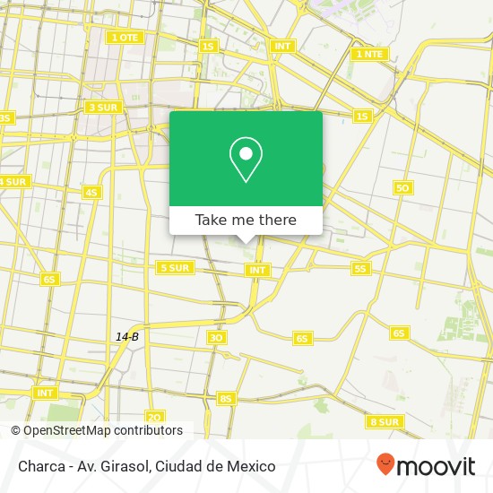 Charca - Av. Girasol map