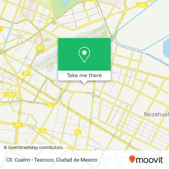 Cll. Cuatro - Texcoco map