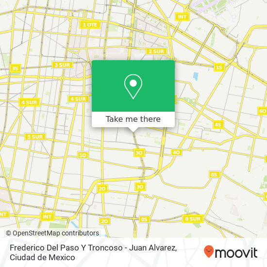 Mapa de Frederico Del Paso Y Troncoso - Juan Alvarez