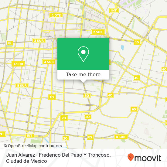 Mapa de Juan Alvarez - Frederico Del Paso Y Troncoso