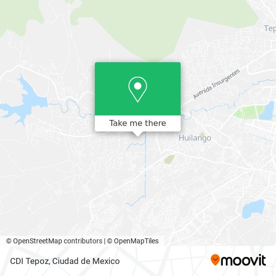 How to get to CDI Tepoz in Tepotzotlán by Bus?