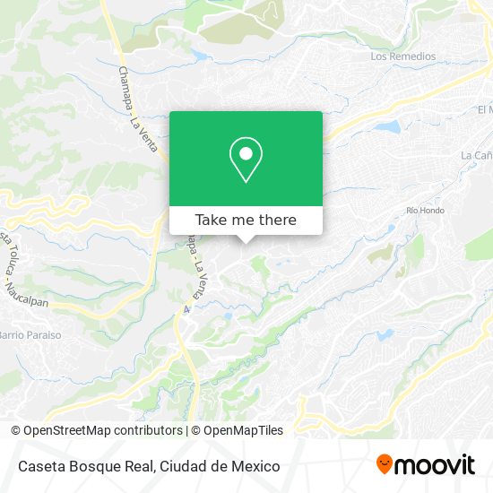 Caseta Bosque Real map