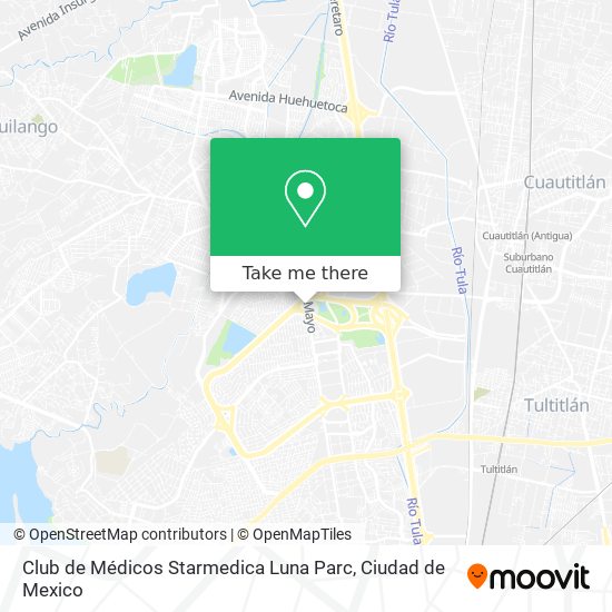 Club de Médicos Starmedica Luna Parc map