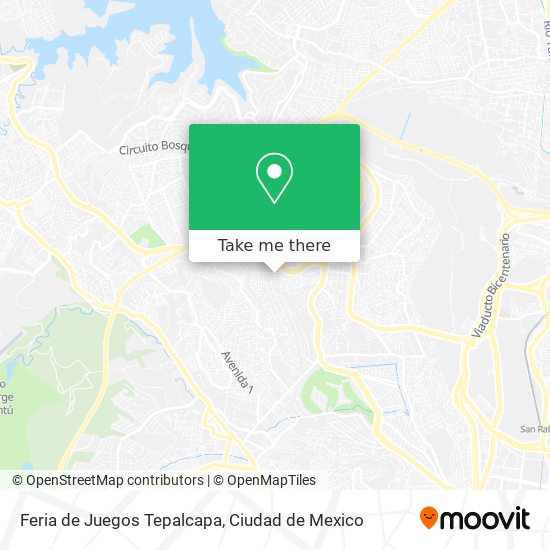 Feria de Juegos Tepalcapa map