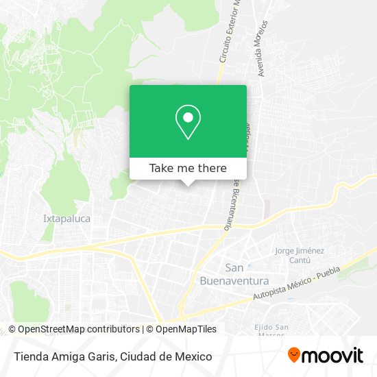 Mapa de Tienda Amiga Garis