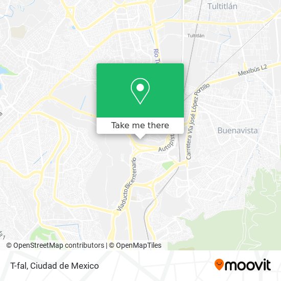 Mapa de T-fal