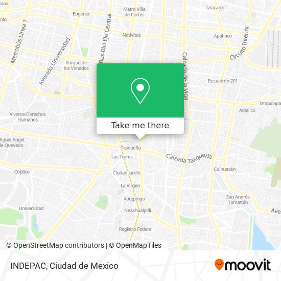 Mapa de INDEPAC